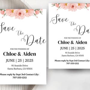 Editable Birthday Invitation Template: DIY Digital E-vite (5x7, Canva ...