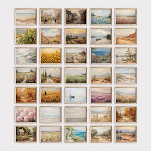Eclectic Gallery Wall Art Prints: Set of 35 (Digital Download)
