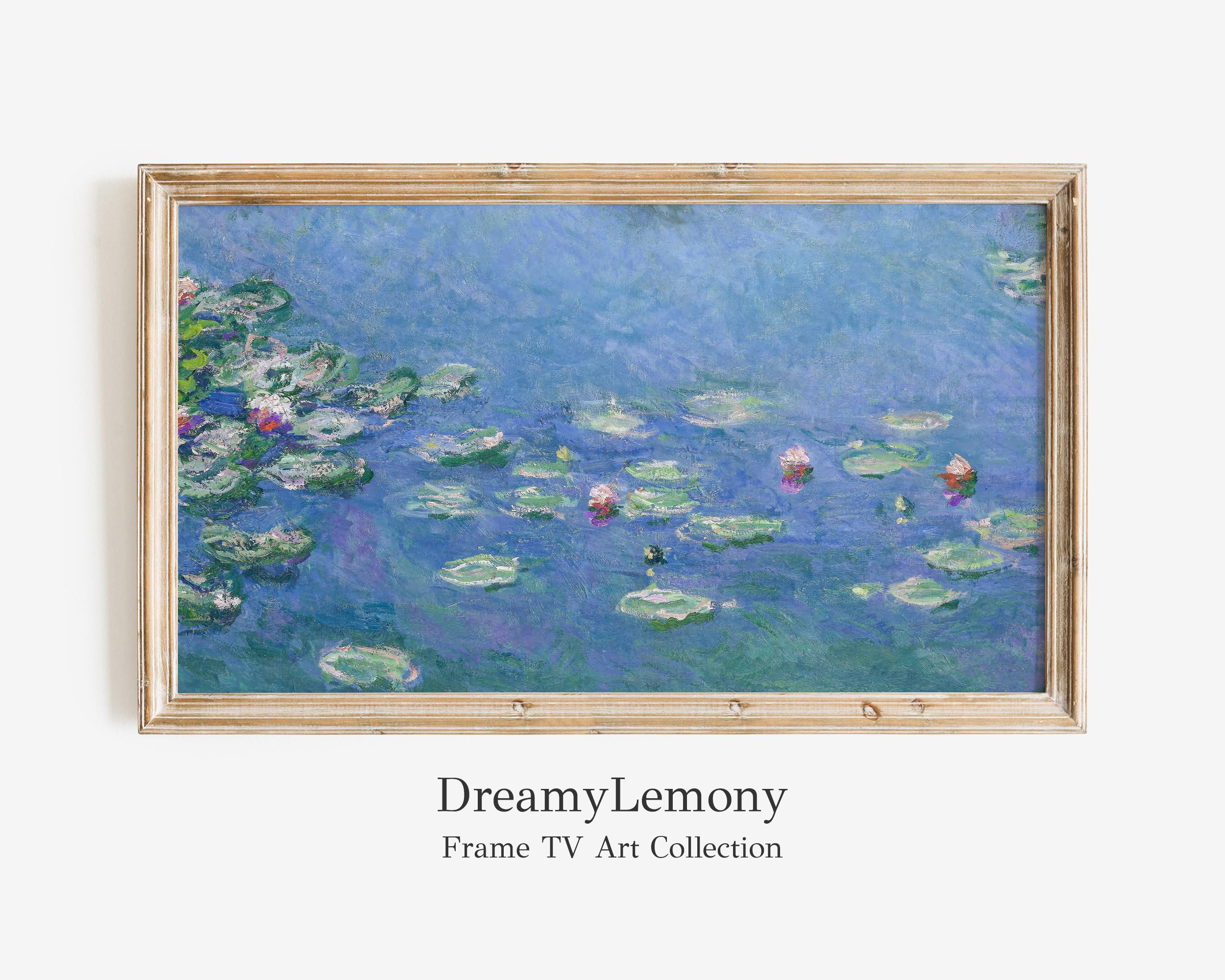 Monet Water Lilies Frame TV Art: Impressionist Digital Download - Etsy
