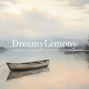 Lake Landscape Frame TV Art: Serene Boat Scene (Digital Download) image 5