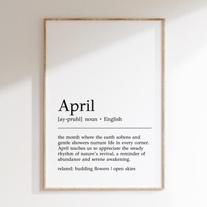 april definition