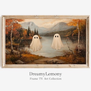 Ghost Frame TV Art: Spooky Fall Landscape (Digital Download)