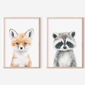 Cute forest animal wall decor for kids
