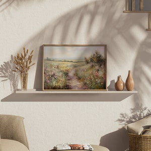 Pastoral Country Landscape Art Print: Rustic Scenery (Digital Print) image 4