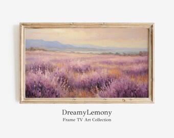 Paysage avec champ de lavande pour téléviseur Samsung Frame (téléchargement numérique)