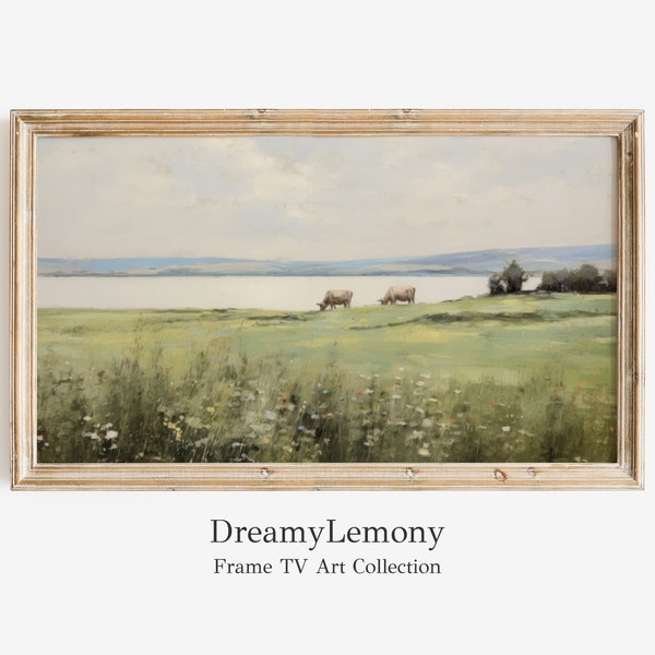 Country Spring Landscape Frame TV Art | Farmhouse Decor | Country Home Decor | Landscape Frame TV Art | Countryside Samsung Frame TV Art