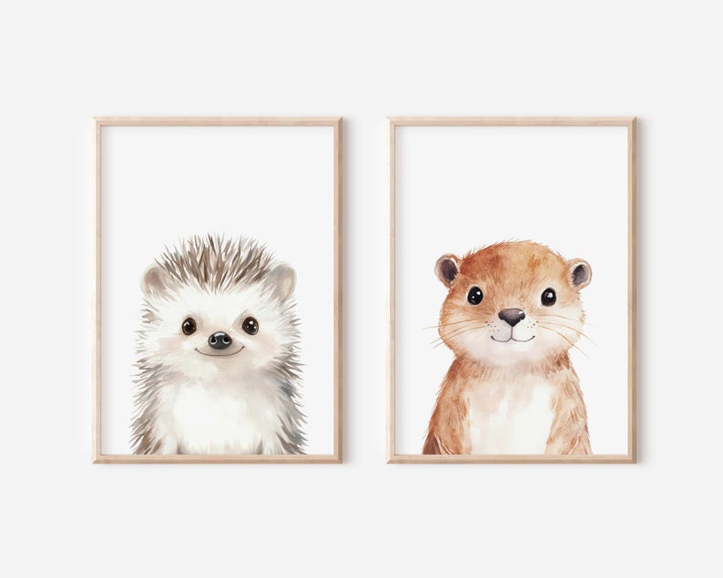 Digital download woodland nursery decor