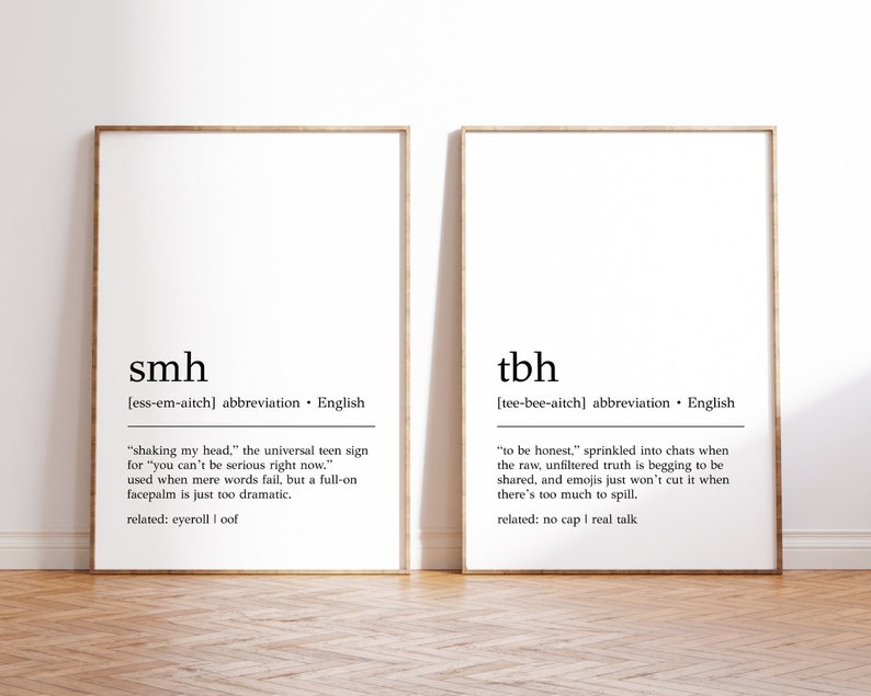 Funny Teenager Wall Art Set of 12 Teen Wall Art Teen Room Decor