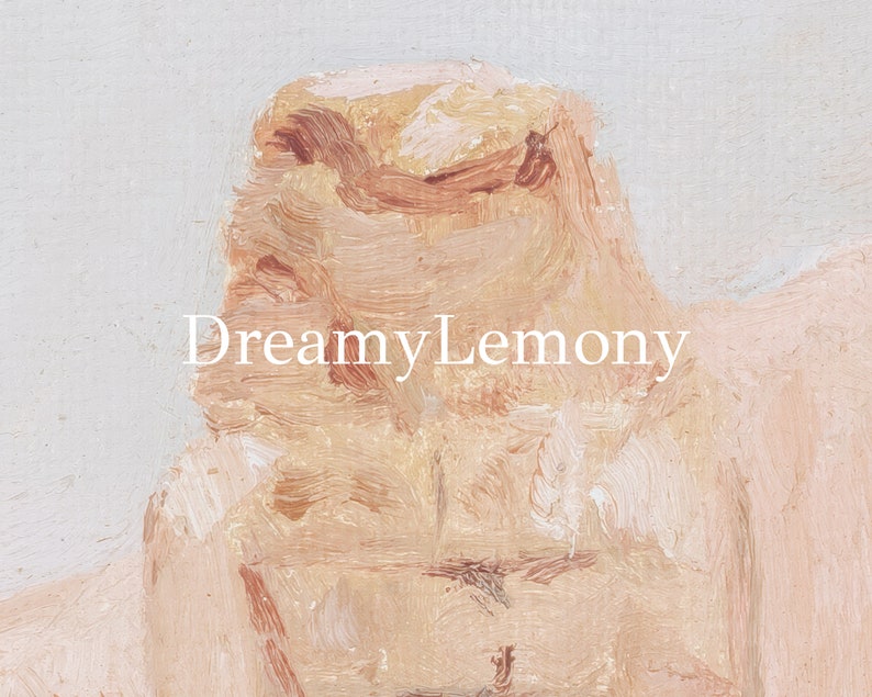 Puede incluir: Pintura abstracta con un fondo texturizado de color melocot&oacute;n. La pintura se aplica en trazos gruesos, creando una sensaci&oacute;n de profundidad y movimiento. La pintura se titula "Dreamy Lemony".