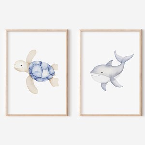 sea animal prints