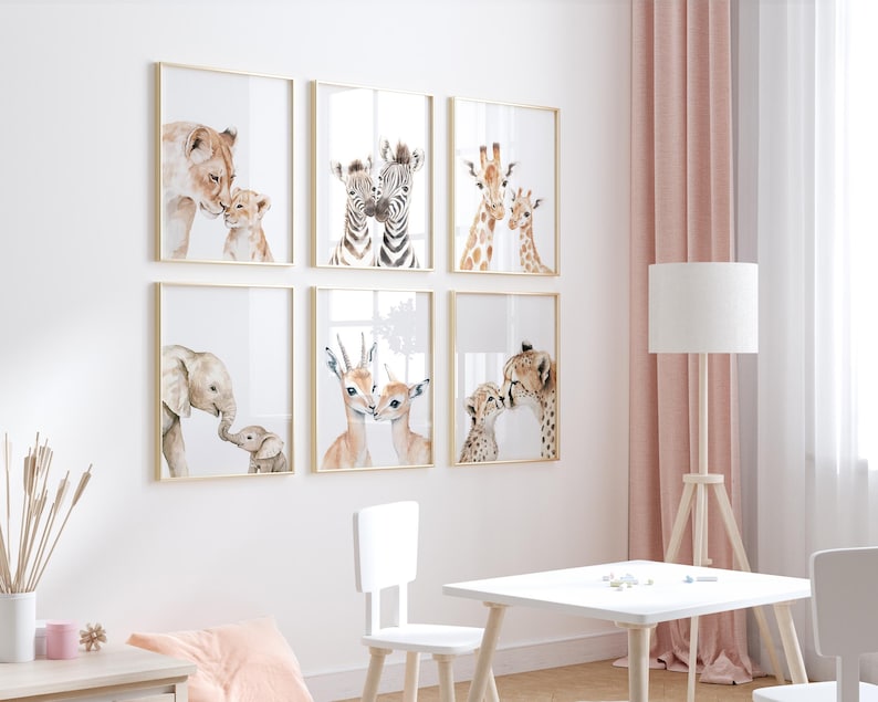 animal nursery art
