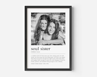 SOUL SISTER 6冊セット Soul Sister Definition Print, Friend Gift (digital Download - Etsy