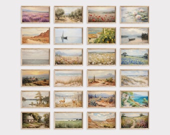 Landscape Art for Samsung Frame TV: Gallery Set of 24 (Digital Download)