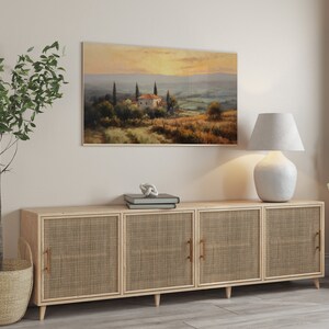 Samsung Frame TV Art Tuscany Landscape Art Italian Frame TV Art Samsung Frame TV Artwork Art for Frame Tv Italian Landscape Tv Art image 2