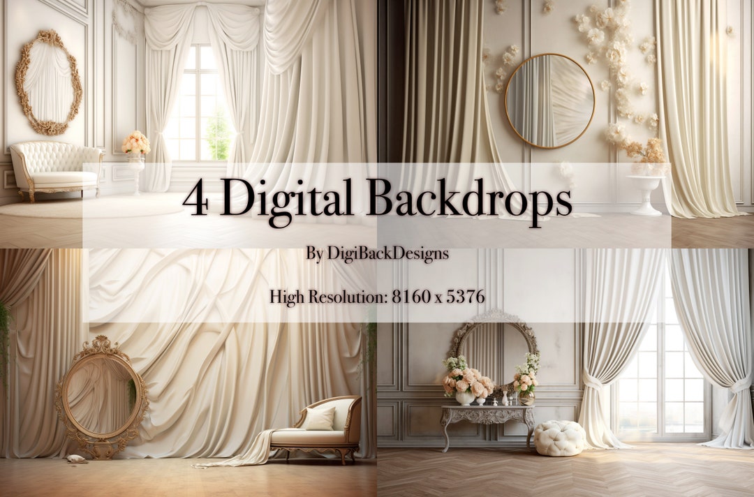 Digital Backdrops for Wedding Photography Beige Maternity Backdrops for ...
