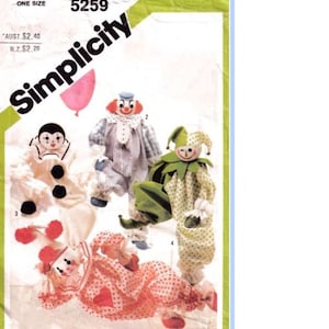 Simplicity 5259 - Decorative Clowns - PDF Pattern