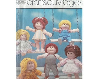 Simplicity 6823 Cabbage Patch Outfits Sewing Pattern