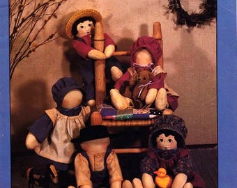 Amish Toddlers, 10′′ Tall - PDF Pattern