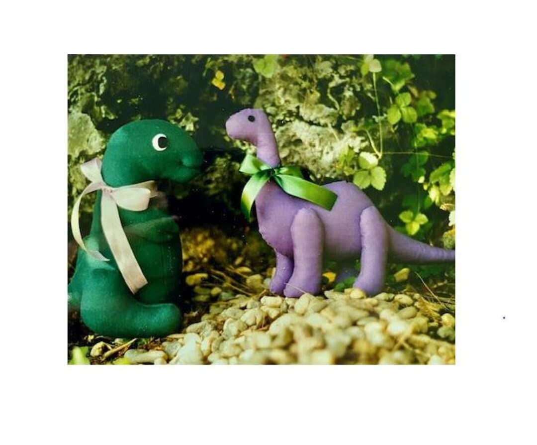2 Dinosaurs - PDF Pattern - Etsy Australia