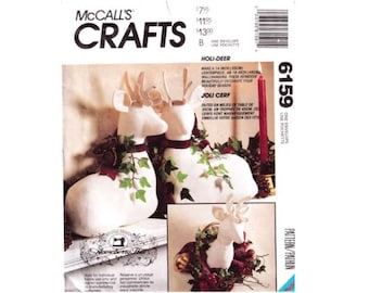 Mccall's 6159 Holi-deer Christmas Reindeer Craft
