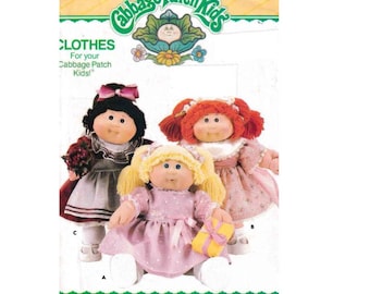 Patron de vêtements pour enfants Cabbage Patch - Butterick 3659 (3 options de robe)