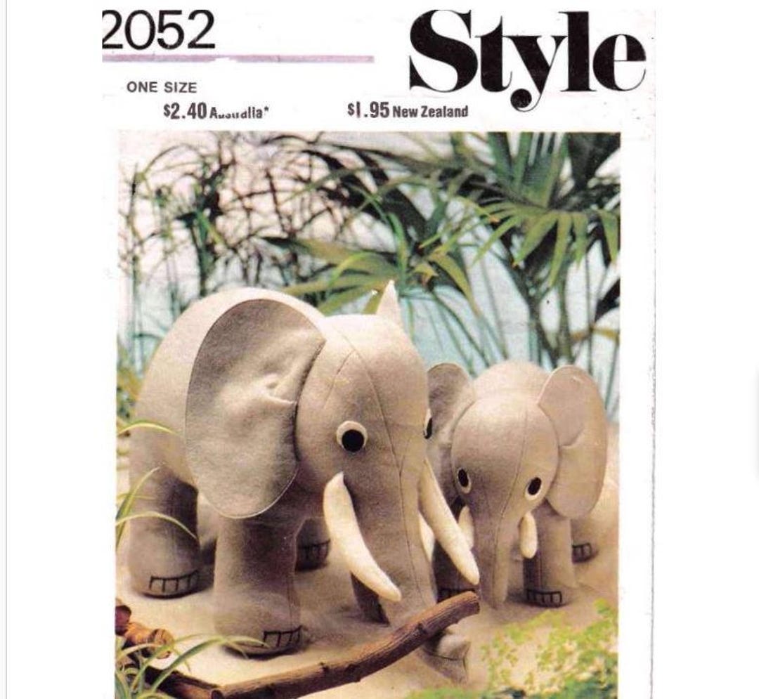 Stil 2052 ELEFANT Mutter Baby PDF Schnittmuster