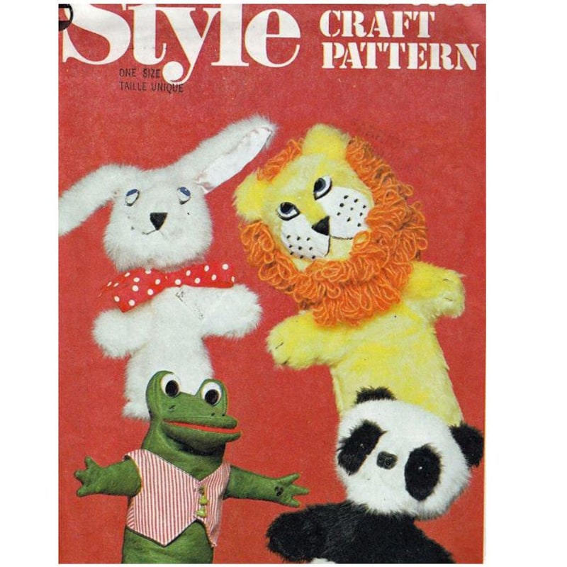 Hand Puppet Panda - Etsy
