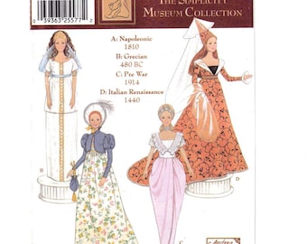 Simplicity 7089 - Vintage 11 1/2" Doll Pattern -PDF
