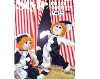 Style 3470 - Clown Doll - PDF Pattern