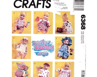 McCalls 6368 - 2 Sizes (12" to 14") and (16" to 18") PDF Pattern