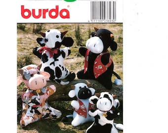Burda 3893 - Cows in 2 sizes - PDF Pattern