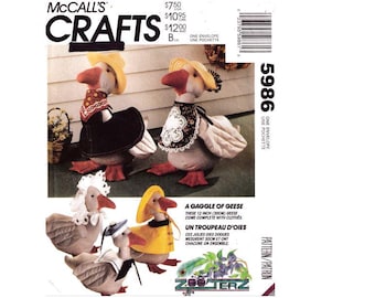 McCalls 5986 Gaggle of Geese - PDF Pattern