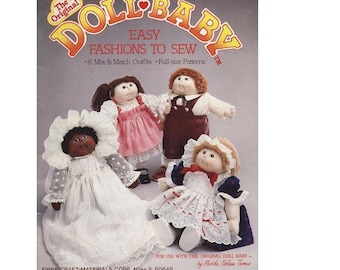 Doll Baby Book - 8 Mix & Match Outfits - PDF Download