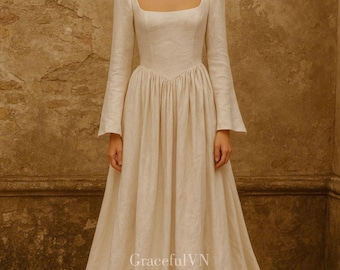 linen engagement dress LINUM main image 1