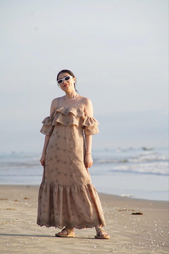 gathered bridesmaid dresses Mermaid Wedding Dress with Sleeves