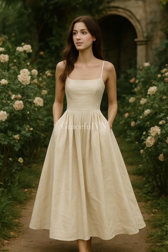 Bridesmaid Dresses Dress Classic Dress With Pockets Linen Dress for Women Wedding Guest Dress Custom Dress Vintage Dress Linen Gifts for Her - Etsy Bridesmaid Dresses Dress Classic Dress With Pockets Linen Dress for Women Wedding Guest Dress Custom Dress Vintage Dress Linen Gifts for Her - Etsy