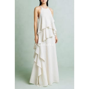 Wedding Dress Maxi Dress Classic Linen Dress Linen Dress for Women Wedding Guest Dress Custom Dress Vintage Dress Linen Long Dress