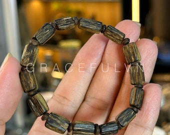 Vietnam Agarwood Bracelet Very Oil Premium Agarwood Natural Agarwood Round Bracelet Feng shui Bracelet Bracelet Agarwood Jewelry
