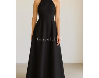 Wedding Dress Dress Classic Linen Dress Linen Dress for Women Wedding Guest Dress Custom Dress Vintage Dress Linen Long Dress With Pockets