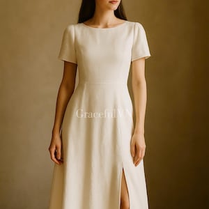 Minimalist Linen Dress Dress Classic Linen Dress Linen Dress for Women Dress Custom Dress Vintage Dress Linen Long Dress Gifts For Her
