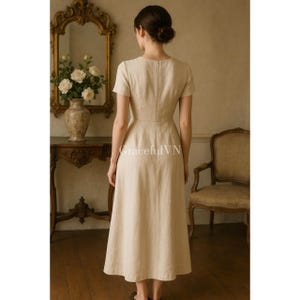 Women’s Linen Dress with Pockets Linen Dress for Women Custom Dress Vintage Dress Linen Long Dress Summer Dress Handmade Dress Gifts For Her