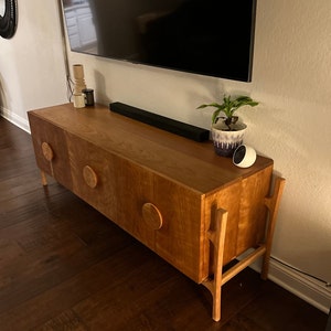 CHERRY CREDENZA SOLID WOOD CHERRY JAPANDI