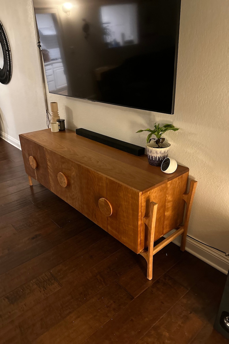 CHERRY CREDENZA SOLID WOOD CHERRY JAPANDI