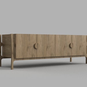 PLYWOOD BUFFET TABLE MADE ON CNC MACHINE WITH FUSION36O AND VCARVE