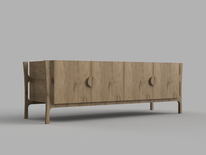 PLYWOOD BUFFET TABLE MADE ON CNC MACHINE WITH FUSION36O AND VCARVE