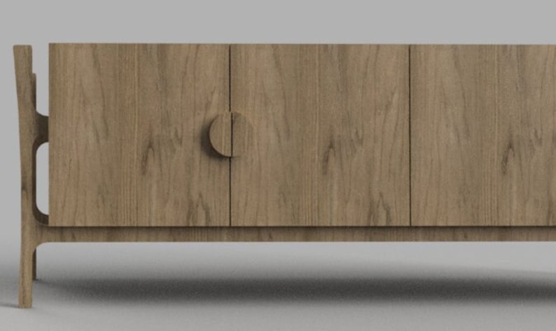 CNC WOOD CREDENZA