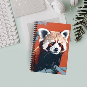Red Panda Spiral Notebook - Red Panda Cute Journal
