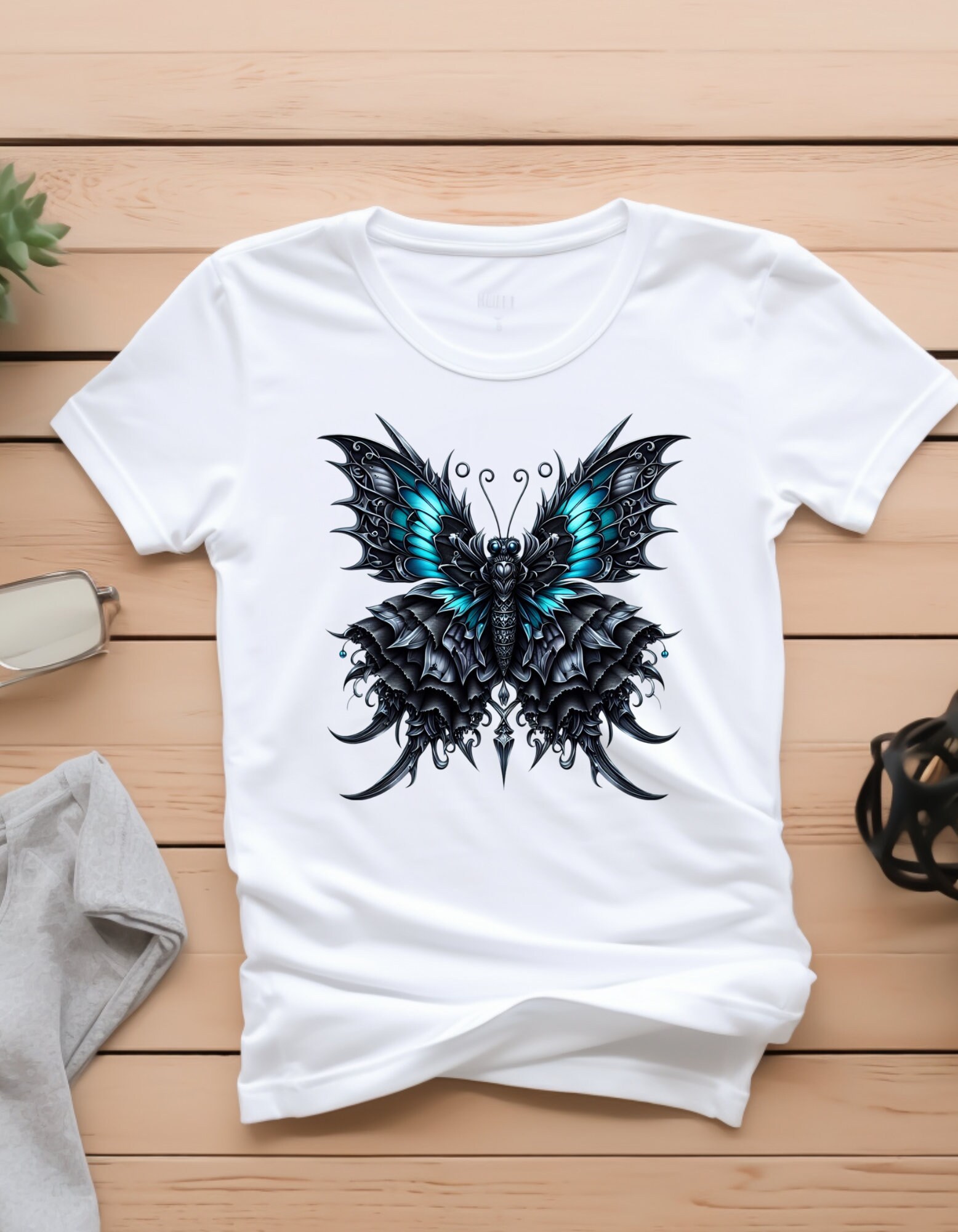 Gothic Butterfly Clipart, Butterfly Png, Gothic Clipart, Gothic Junk