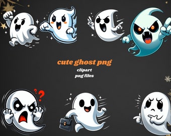 30 süße Geist PNG Bundle, Spooky Png, Little Ghost PNG, Spooky Png, Ghost Clipart,, Ghost Clipart Digital Download, sofort-Download.