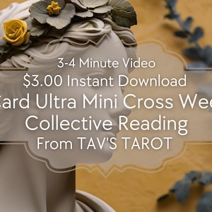 Lettura dei tarocchi collettivi settimanali Ultra Mini Cross a 2 carte